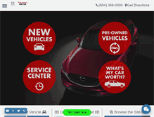 Tablet Screenshot of pearsonmazda.com